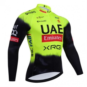 Maglia 2025 UAE TEAM EMIRATES Manica Lunga Verde